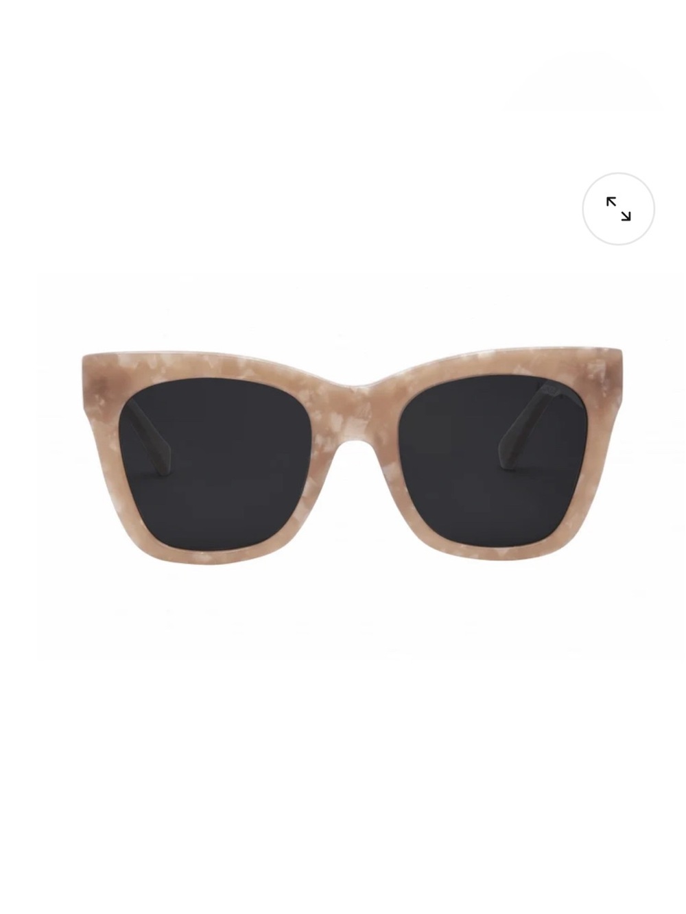 I-SEA Billie Taupe Pink Polarized Sunglasses Retro Round Flair